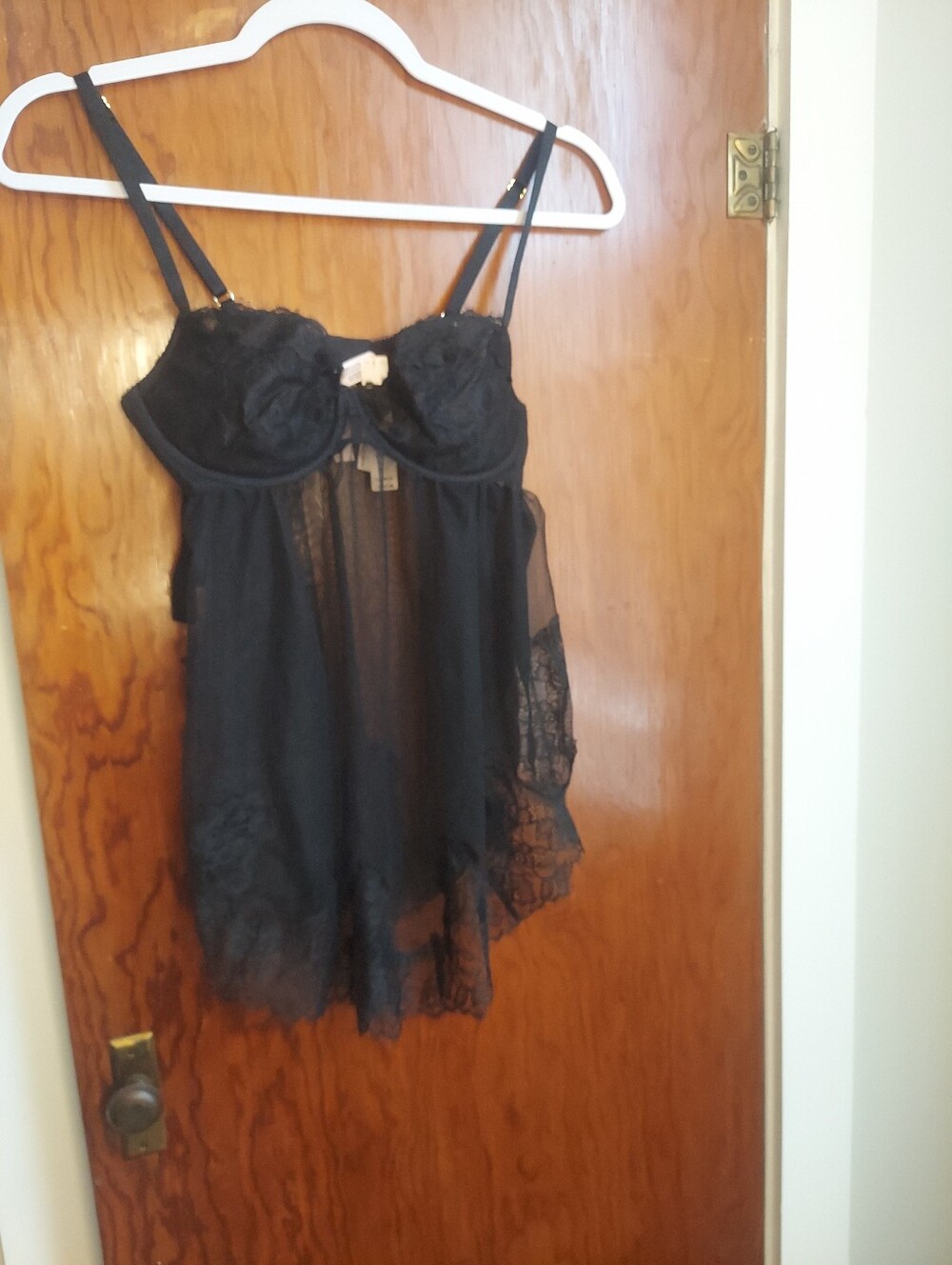 Black Lace Babydoll Chemise - Women Intimates & Sleepwear